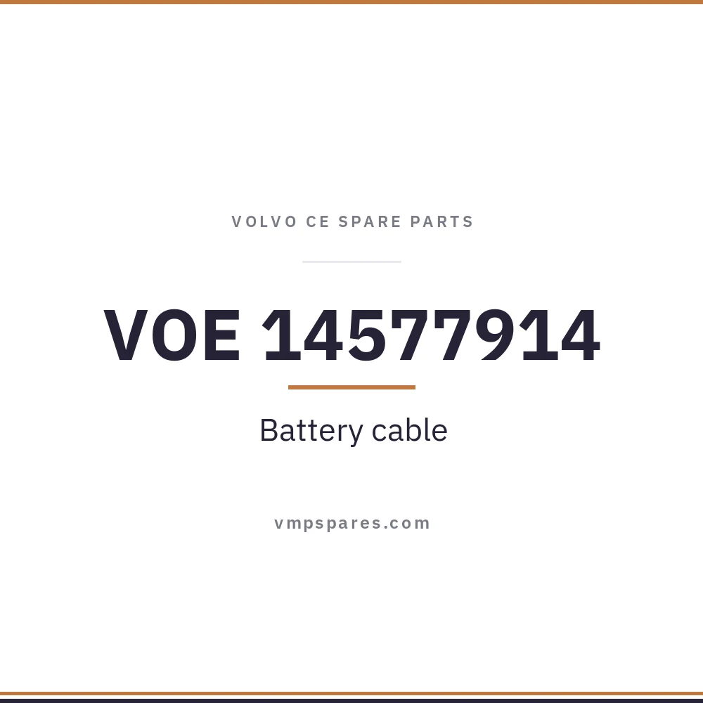 VOE 14577914 – Battery cable