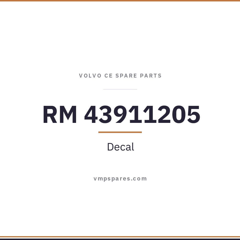 RM 43911205 – Decal