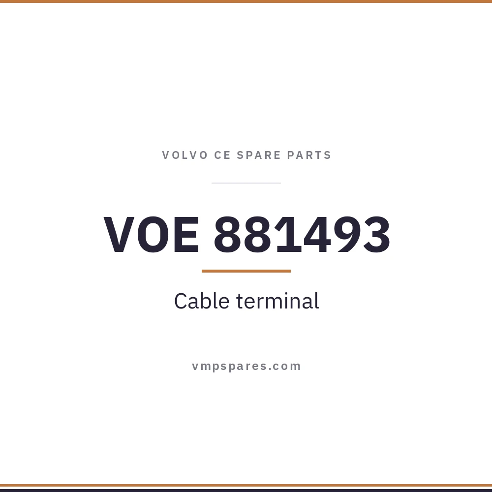 VOE 881493 – Cable terminal