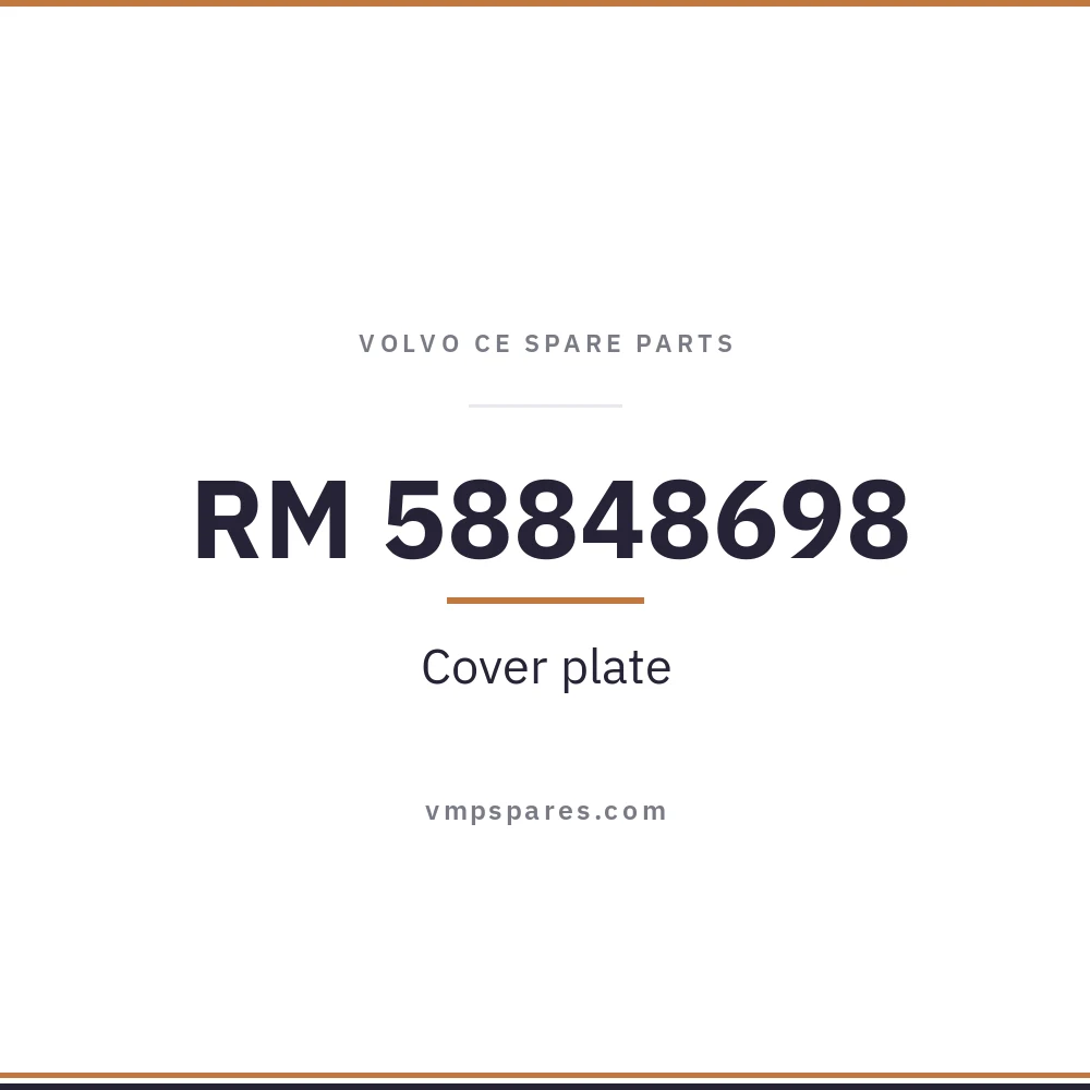 RM 58848698 – Cover plate