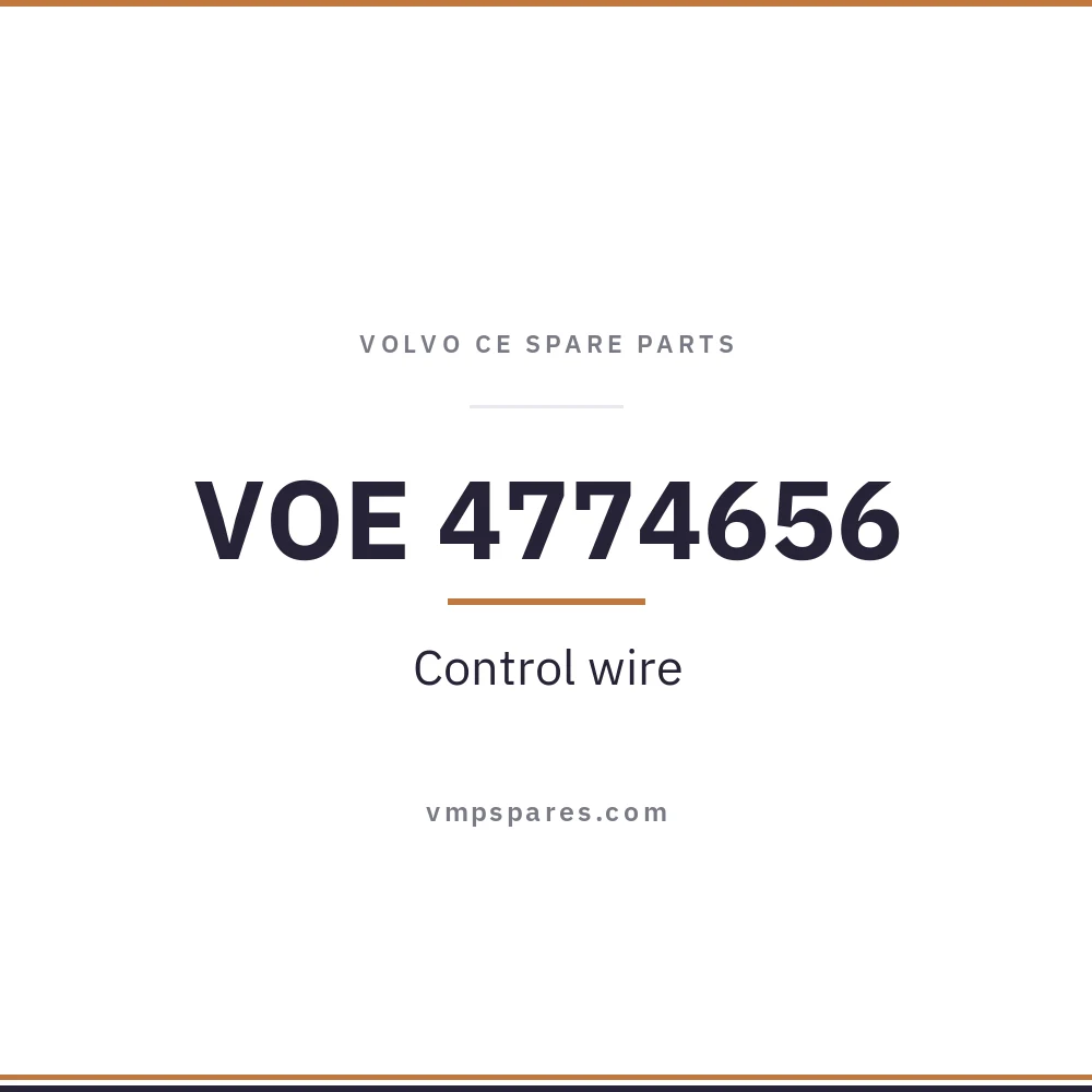 VOE 4774656 – Control wire