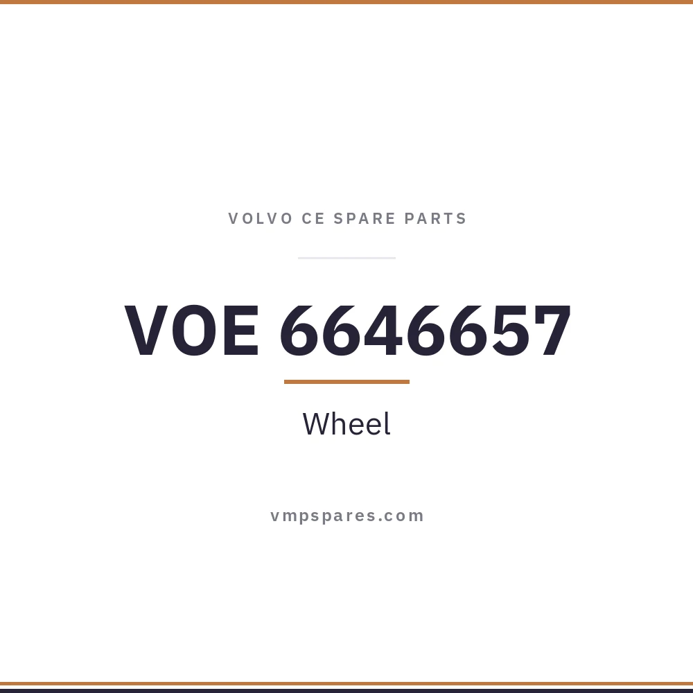 VOE 6646657 – Wheel