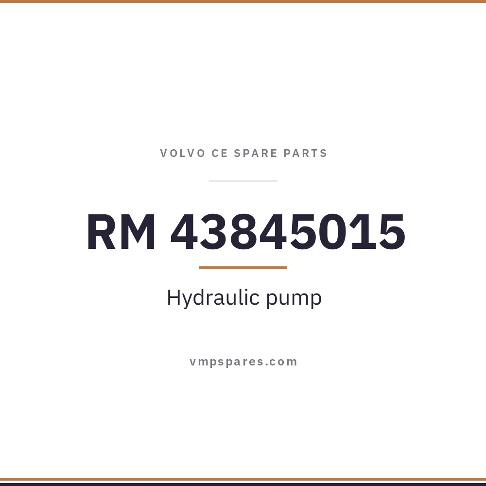 RM 43845015 – Hydraulic pump