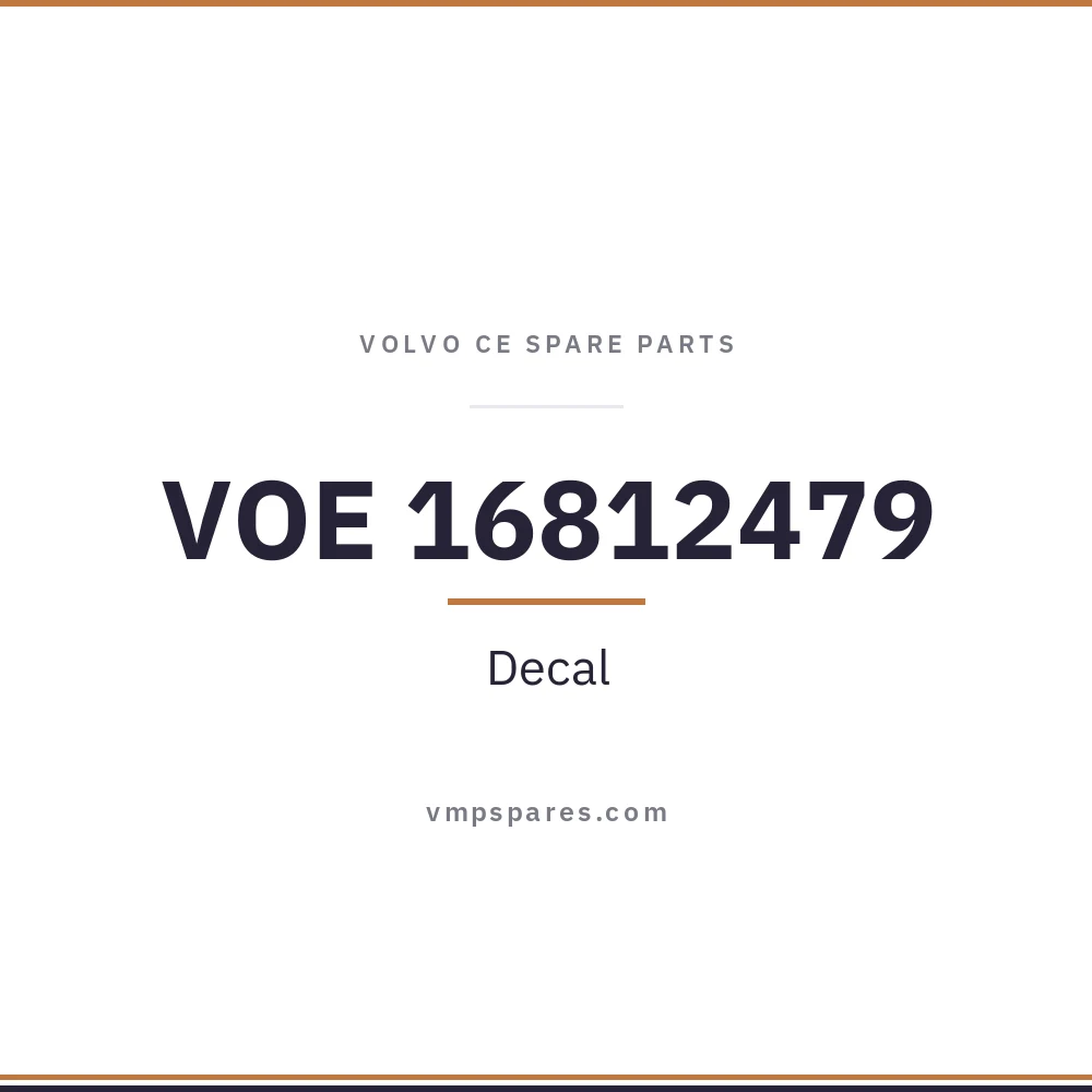 VOE 16812479 – Decal