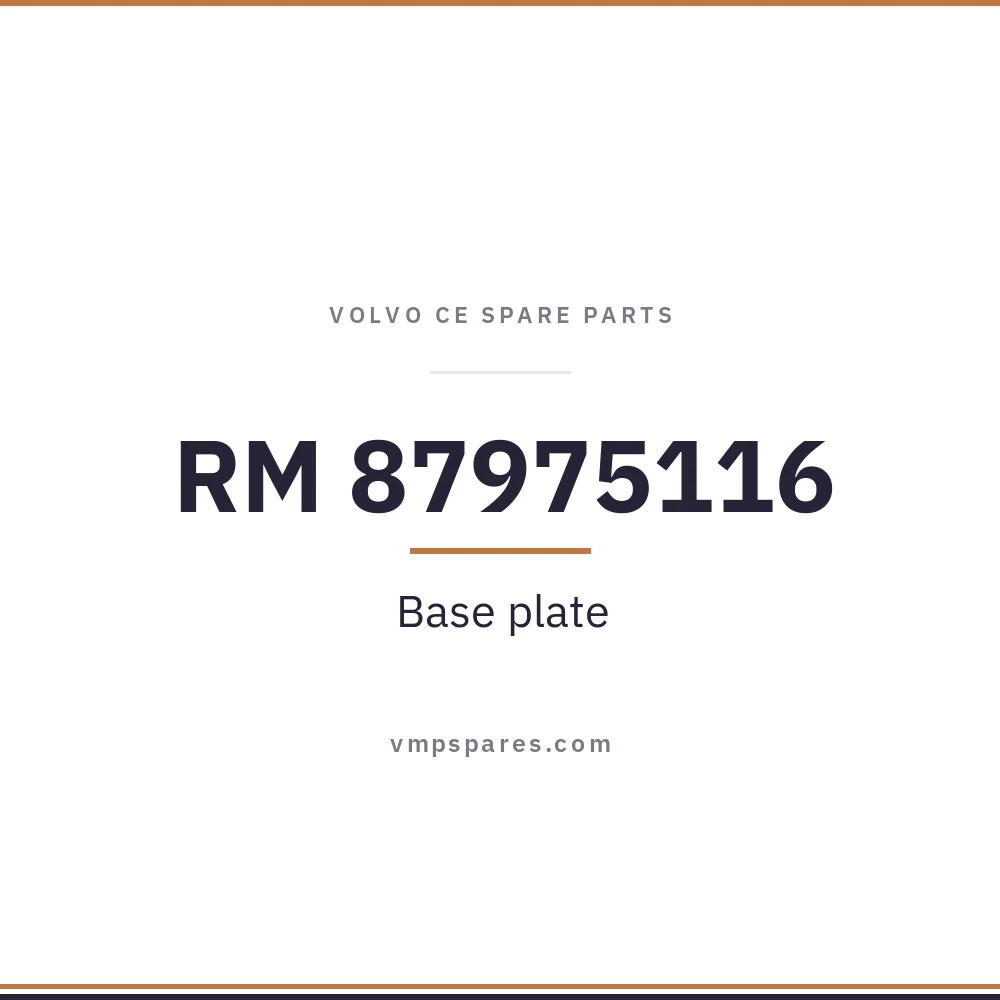 RM 87975116 – Base plate