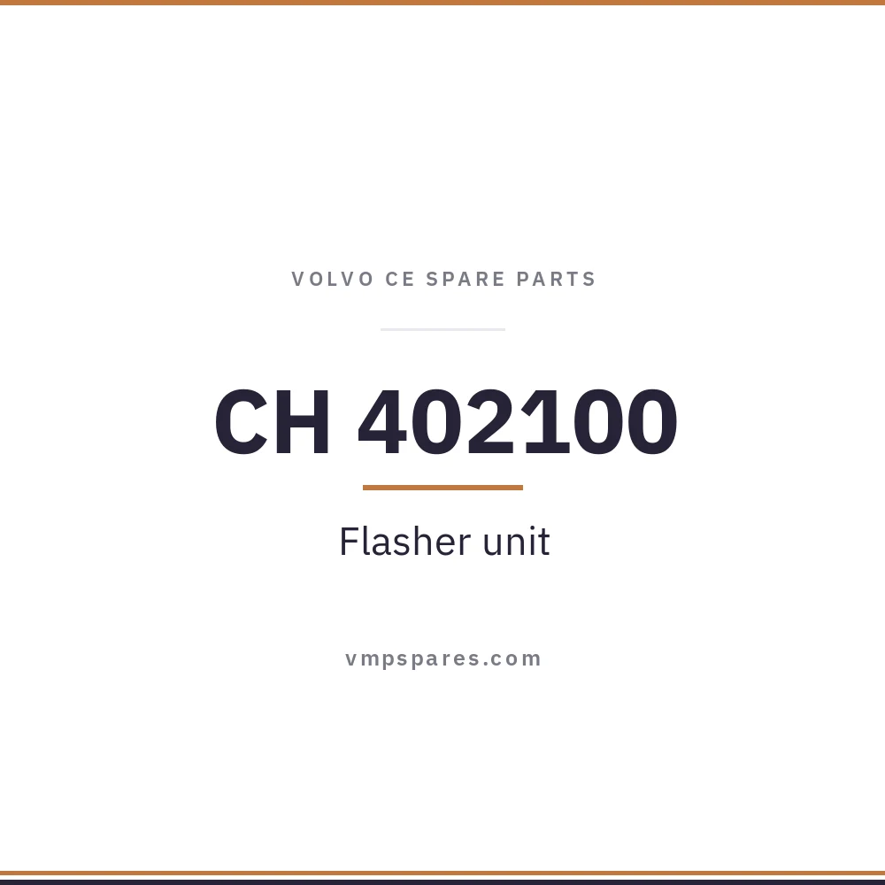 CH 402100 – Flasher unit