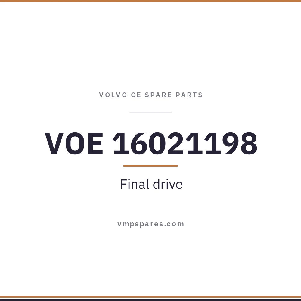 VOE 16021198 – Final drive