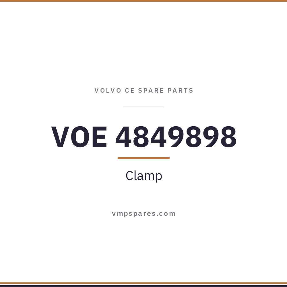VOE 4849898 – Clamp