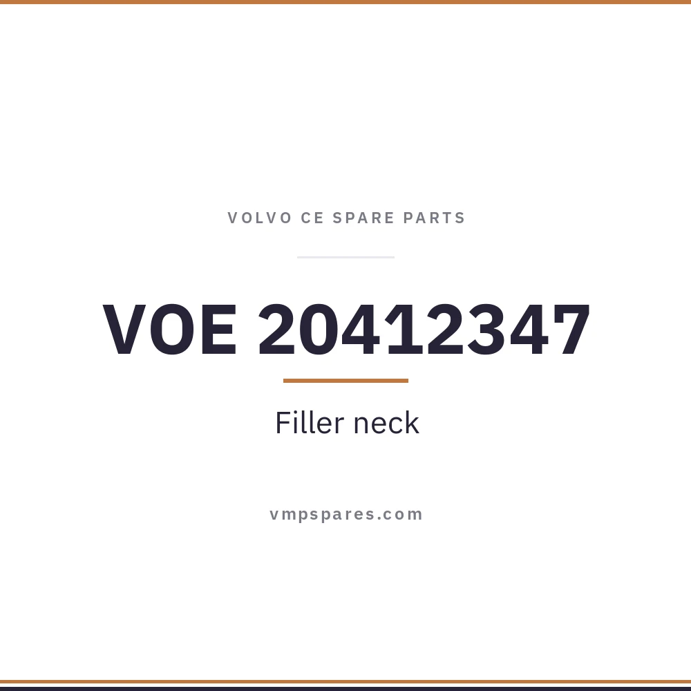 VOE 20412347 – Filler neck