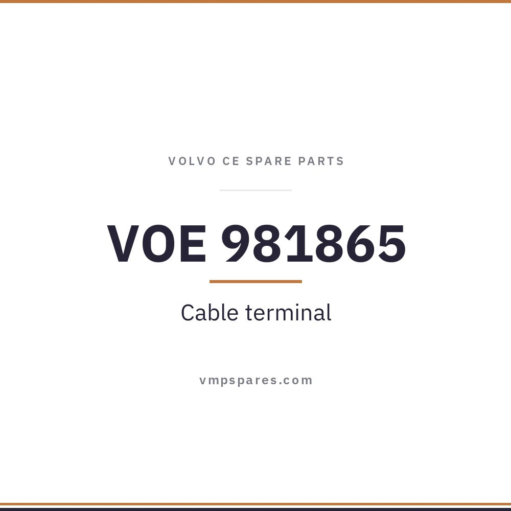 VOE 981865 – Cable terminal