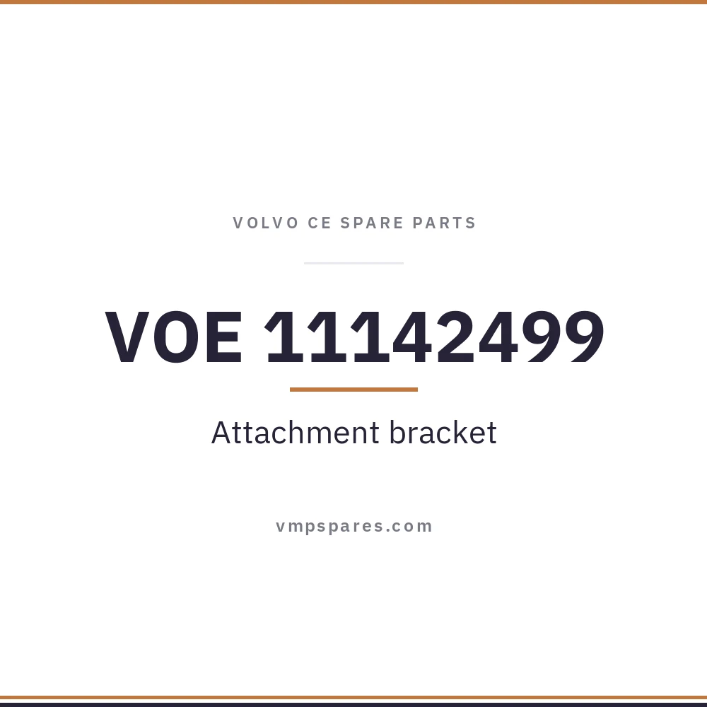 VOE 11142499 – Attachment bracket