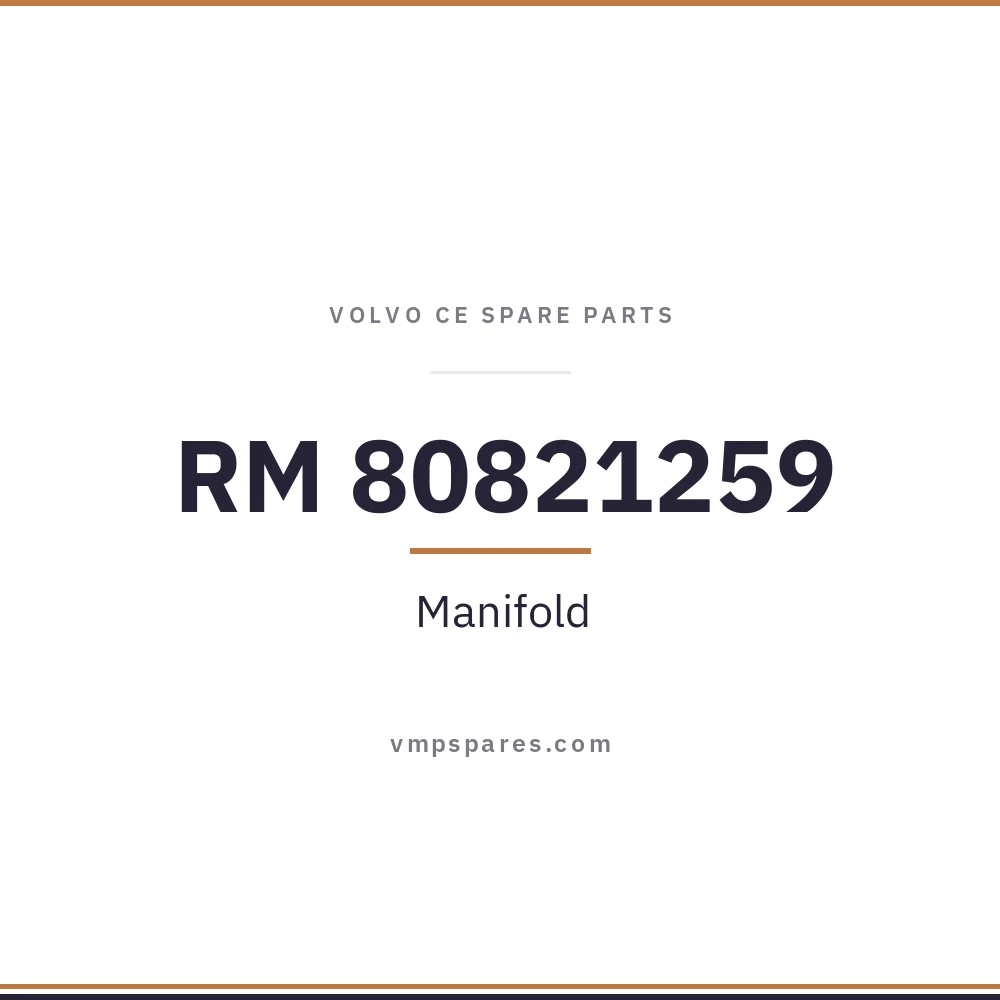 RM 80821259 – Manifold