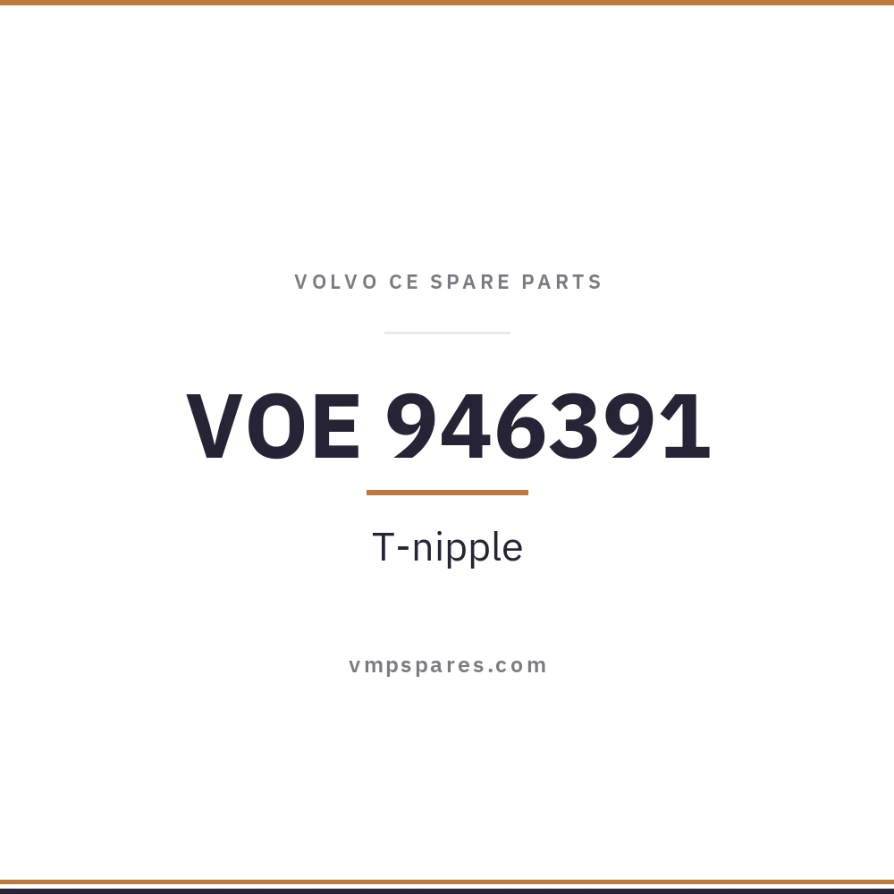 VOE 946391 – T-nipple