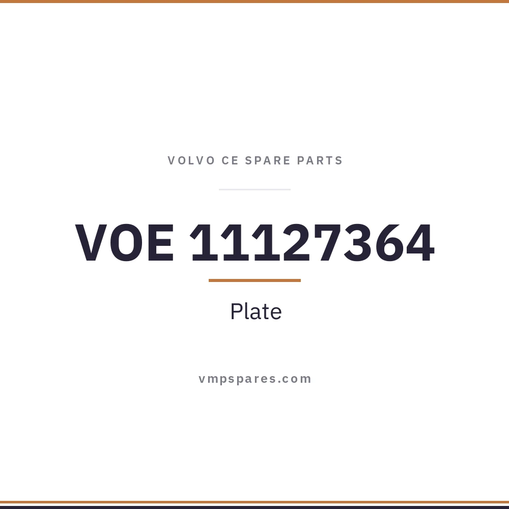 VOE 11127364 – Plate