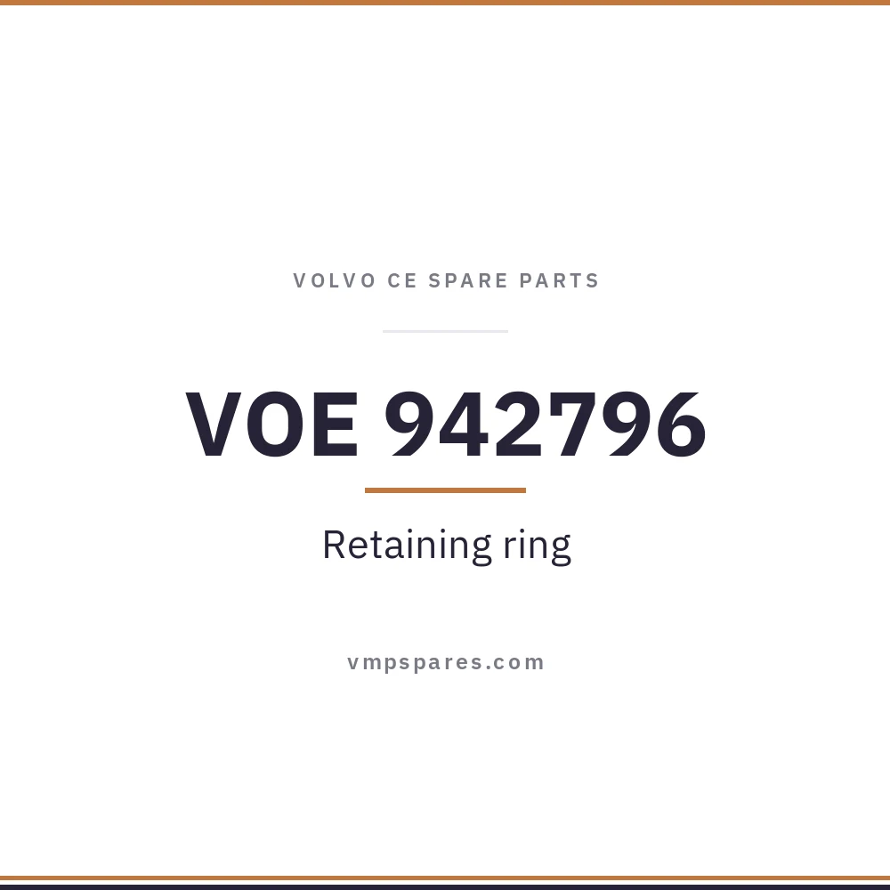 VOE 942796 – Retaining ring