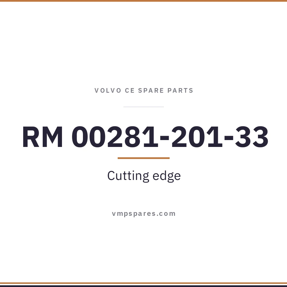 RM 00281-201-33 – Cutting edge