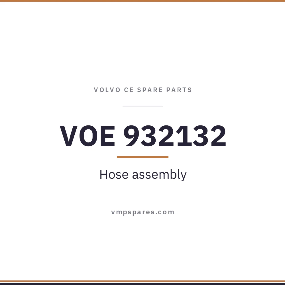VOE 932132 – Hose assembly