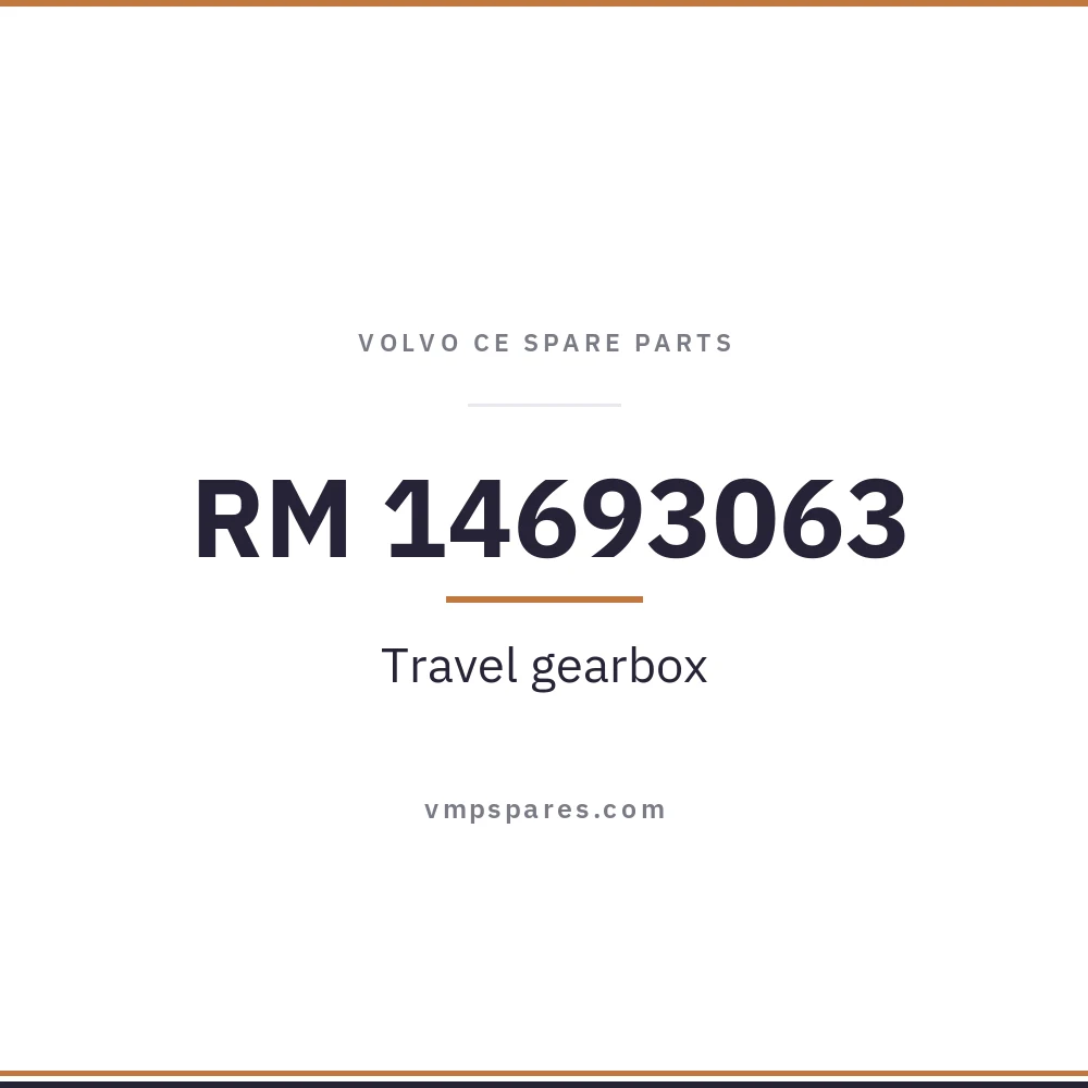 RM 14693063 – Travel gearbox