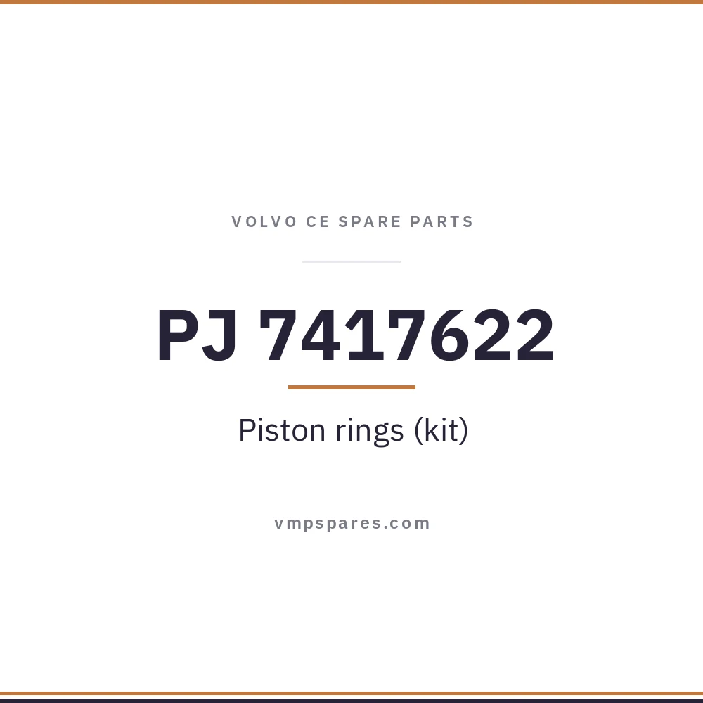PJ 7417622 – Piston rings (kit)