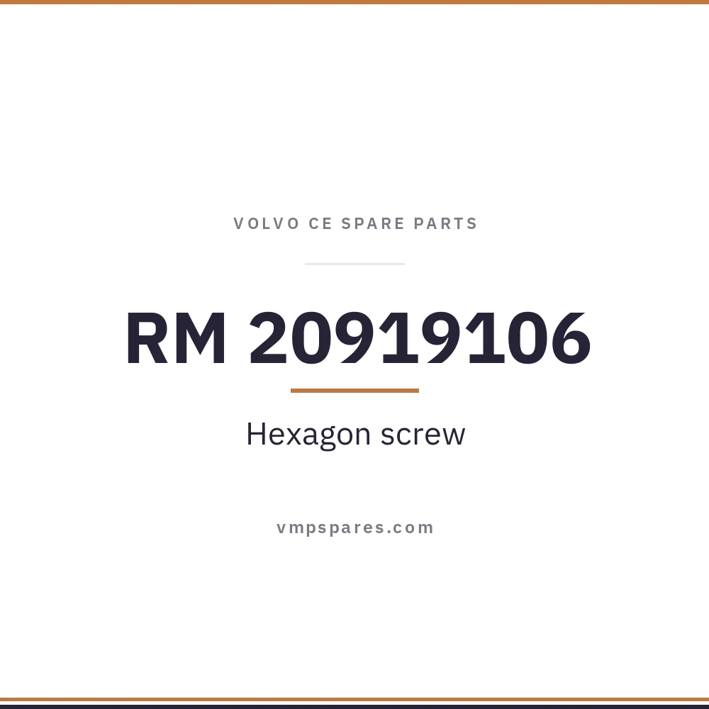 RM 20919106 – Hexagon screw