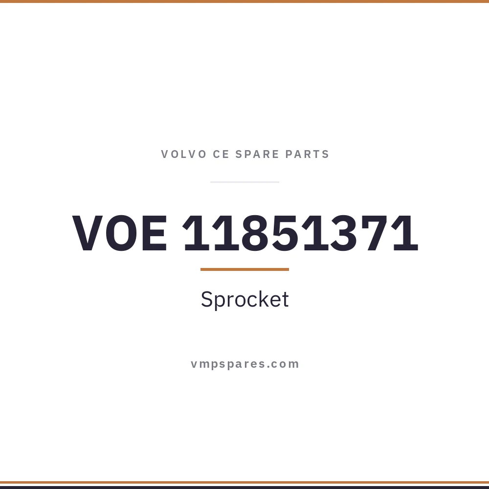 VOE 11851371 – Sprocket