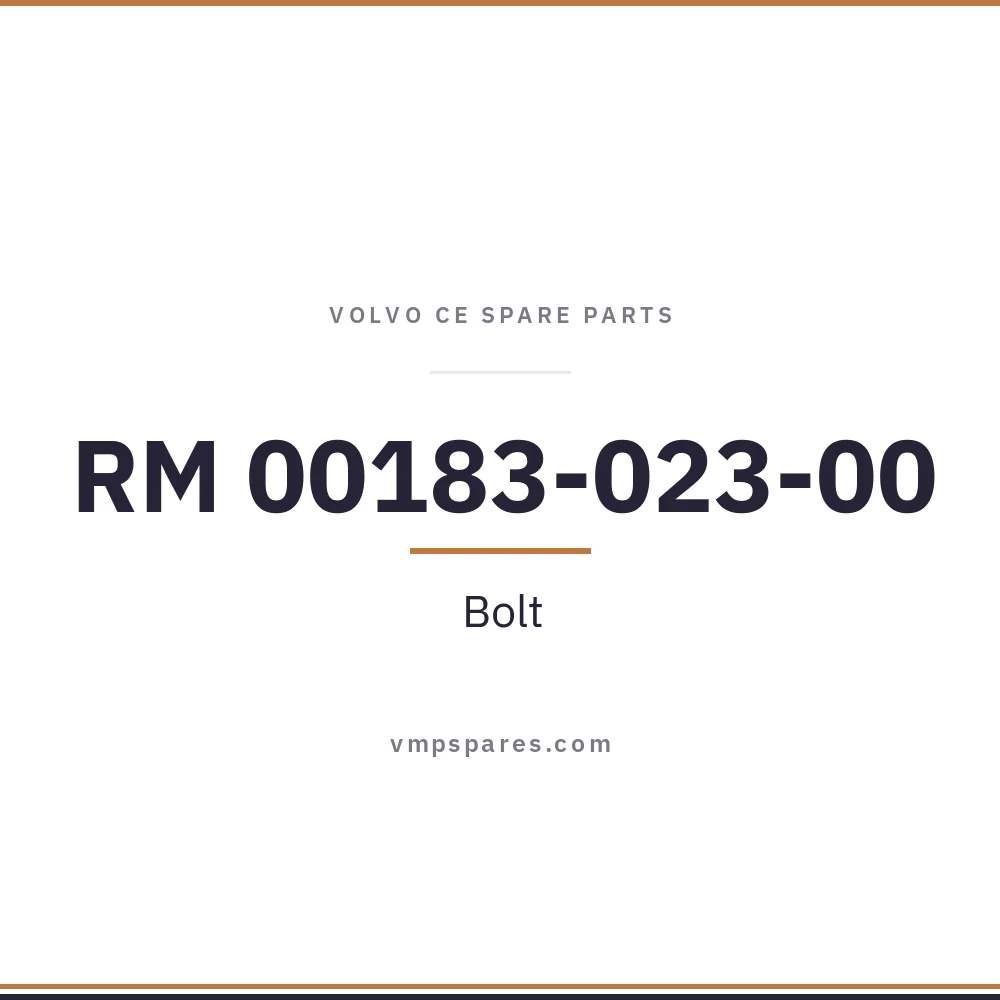 RM 00183-023-00 – Bolt