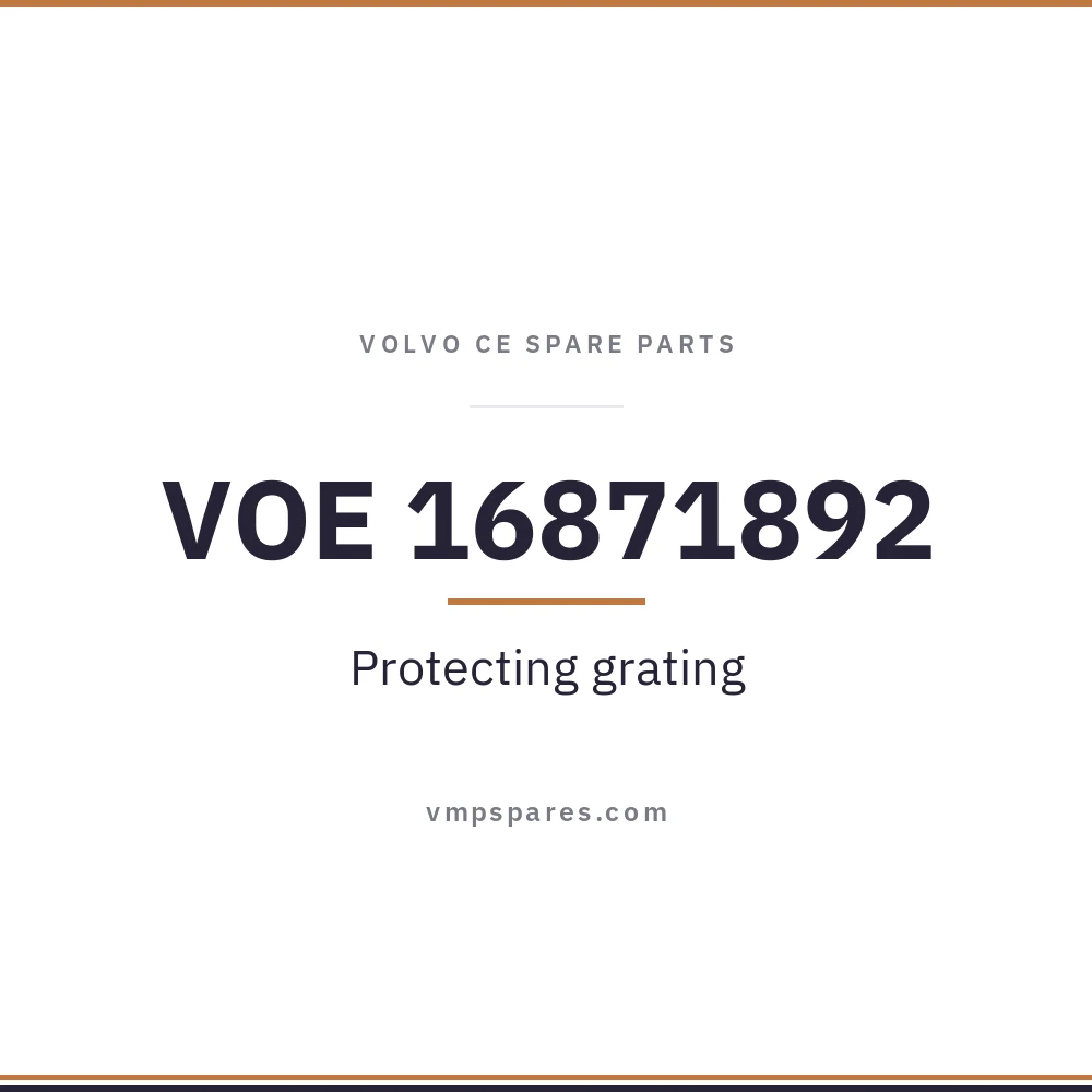 VOE 16871892 – Protecting grating