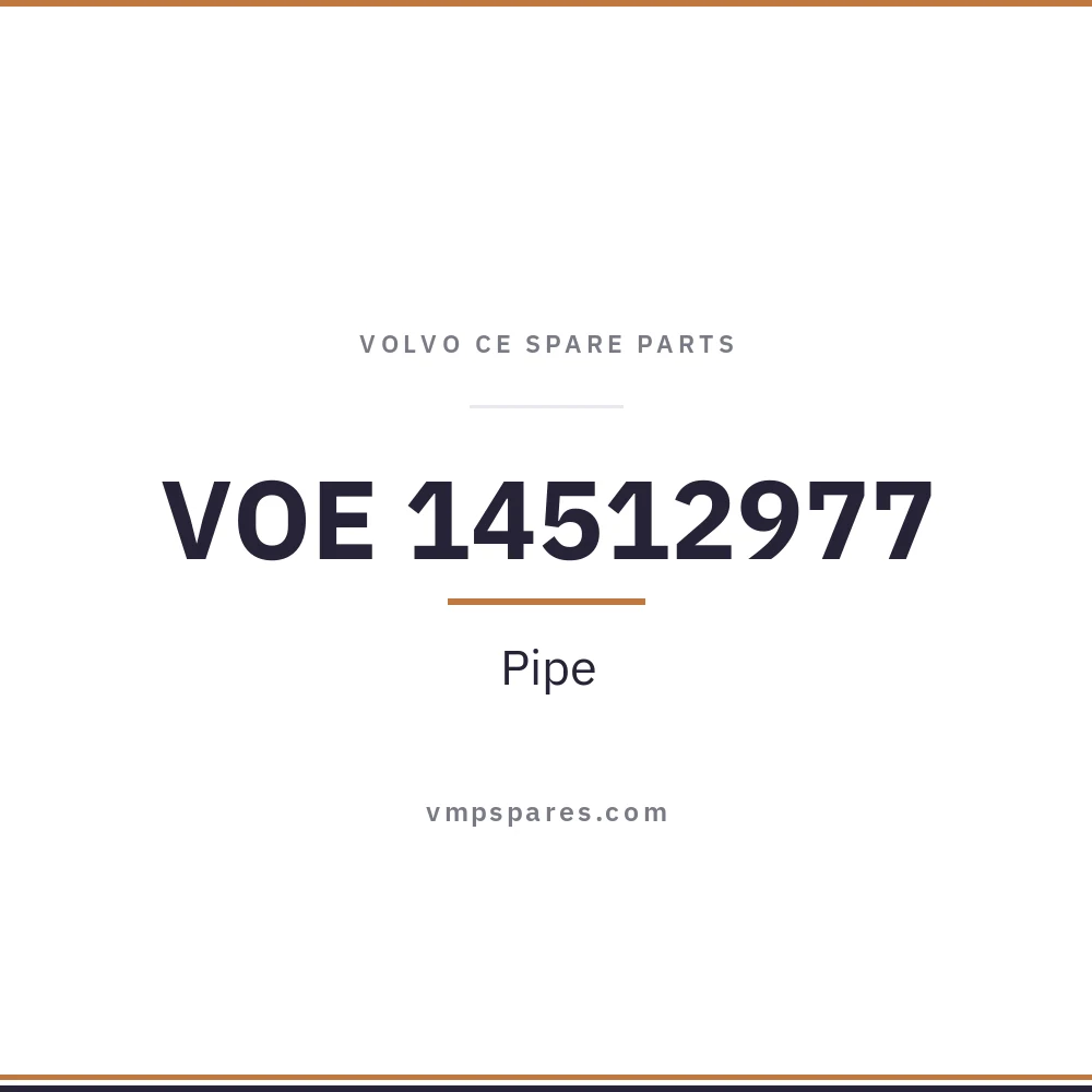 VOE 14512977 – Pipe