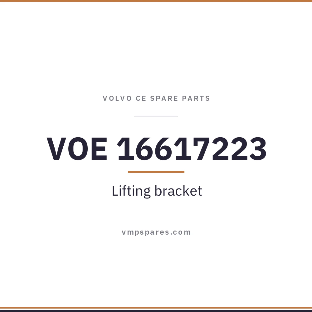 VOE 16617223 – Lifting bracket