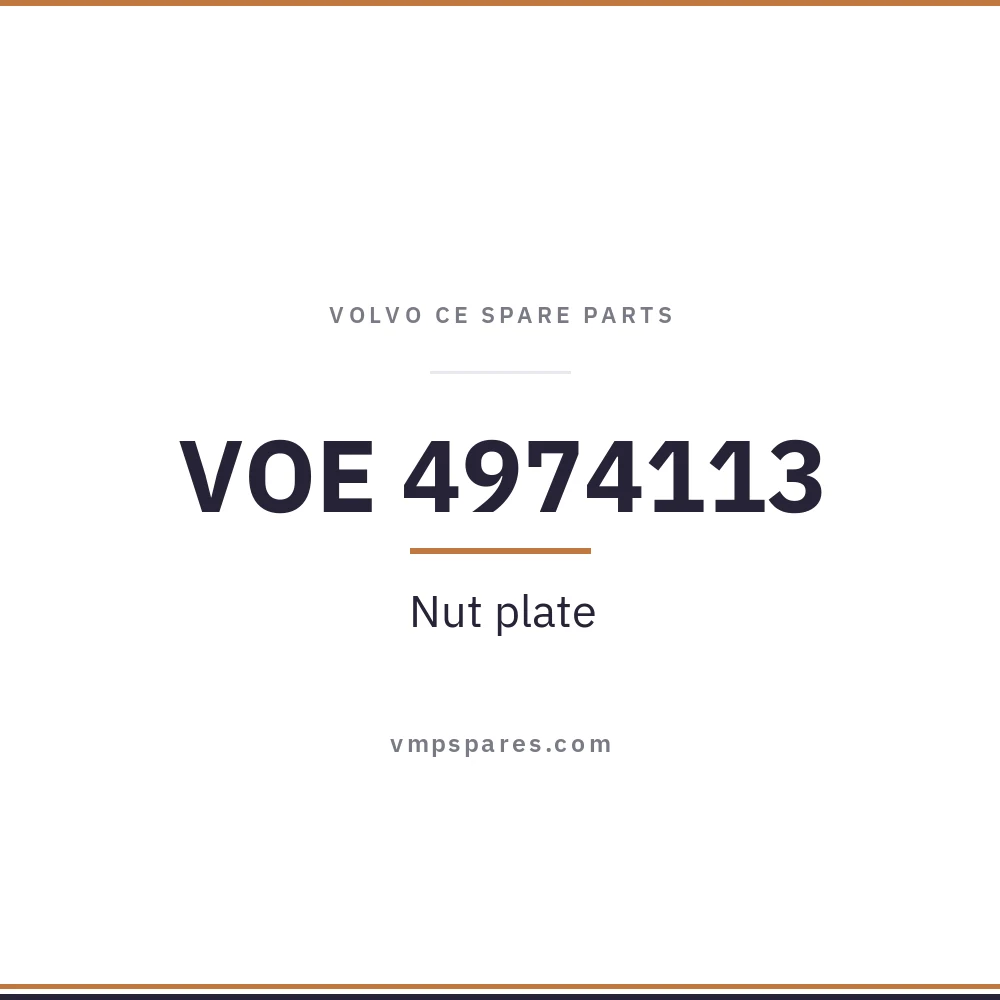 VOE 4974113 – Nut plate