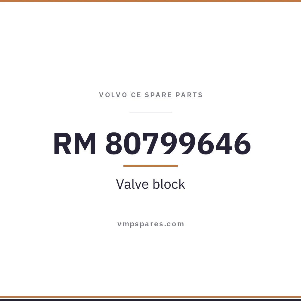 RM 80799646 – Valve block