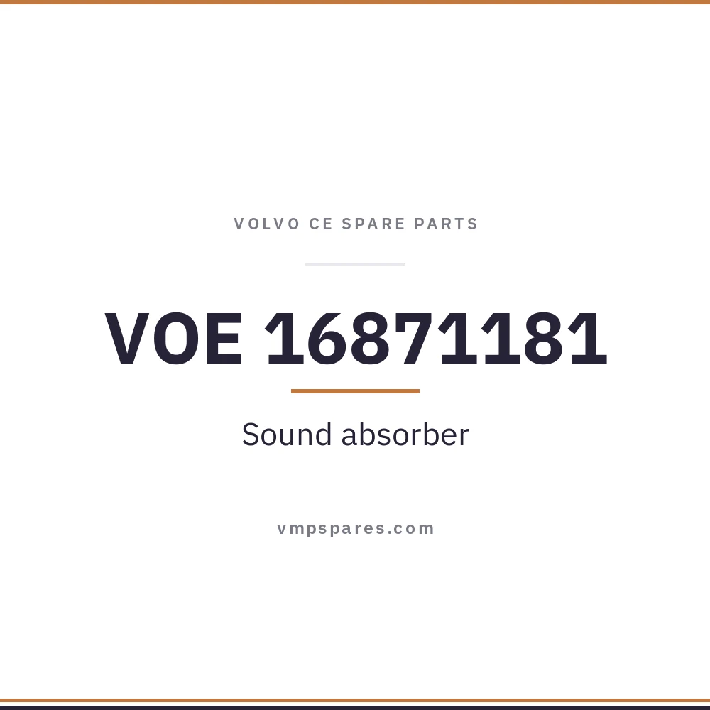 VOE 16871181 – Sound absorber