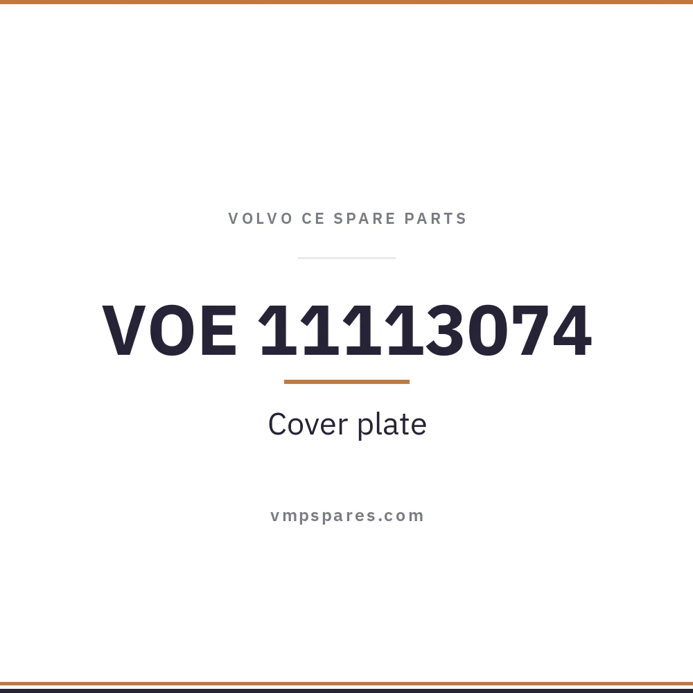VOE 11113074 – Cover plate