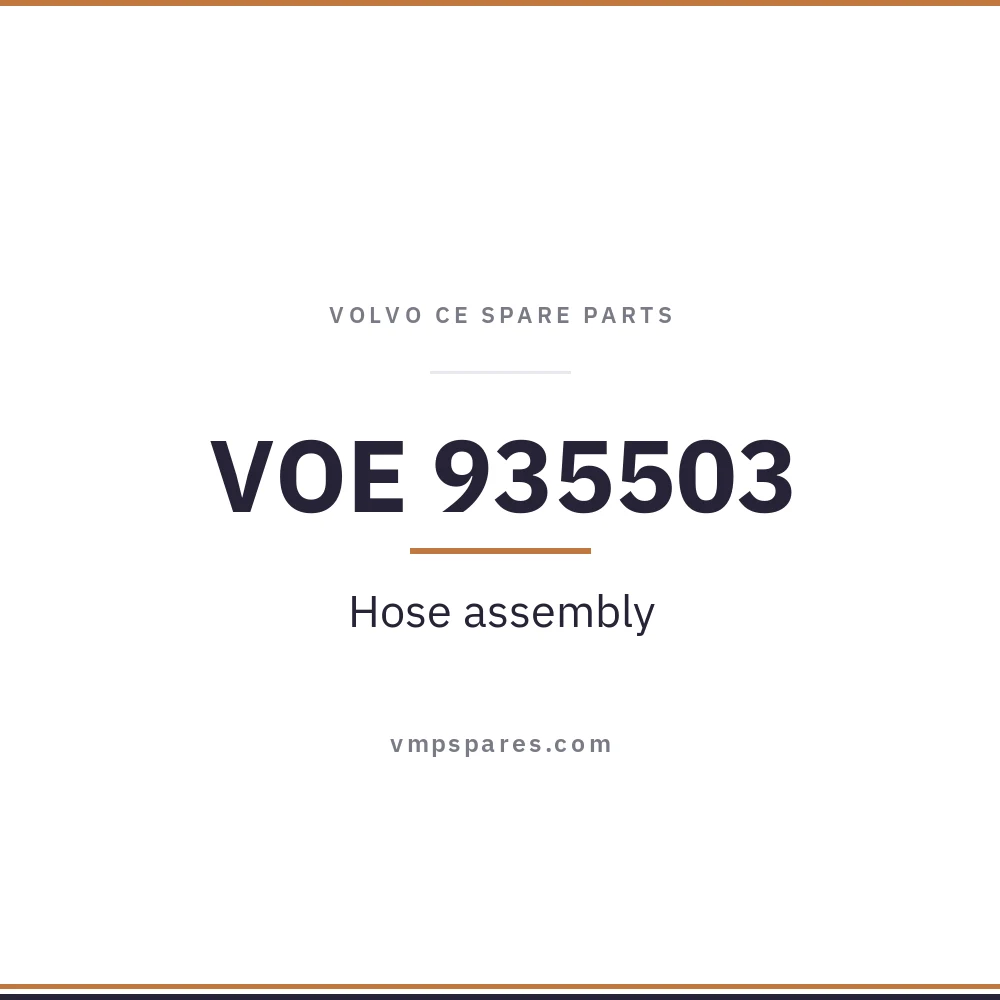 VOE 935503 – Hose assembly