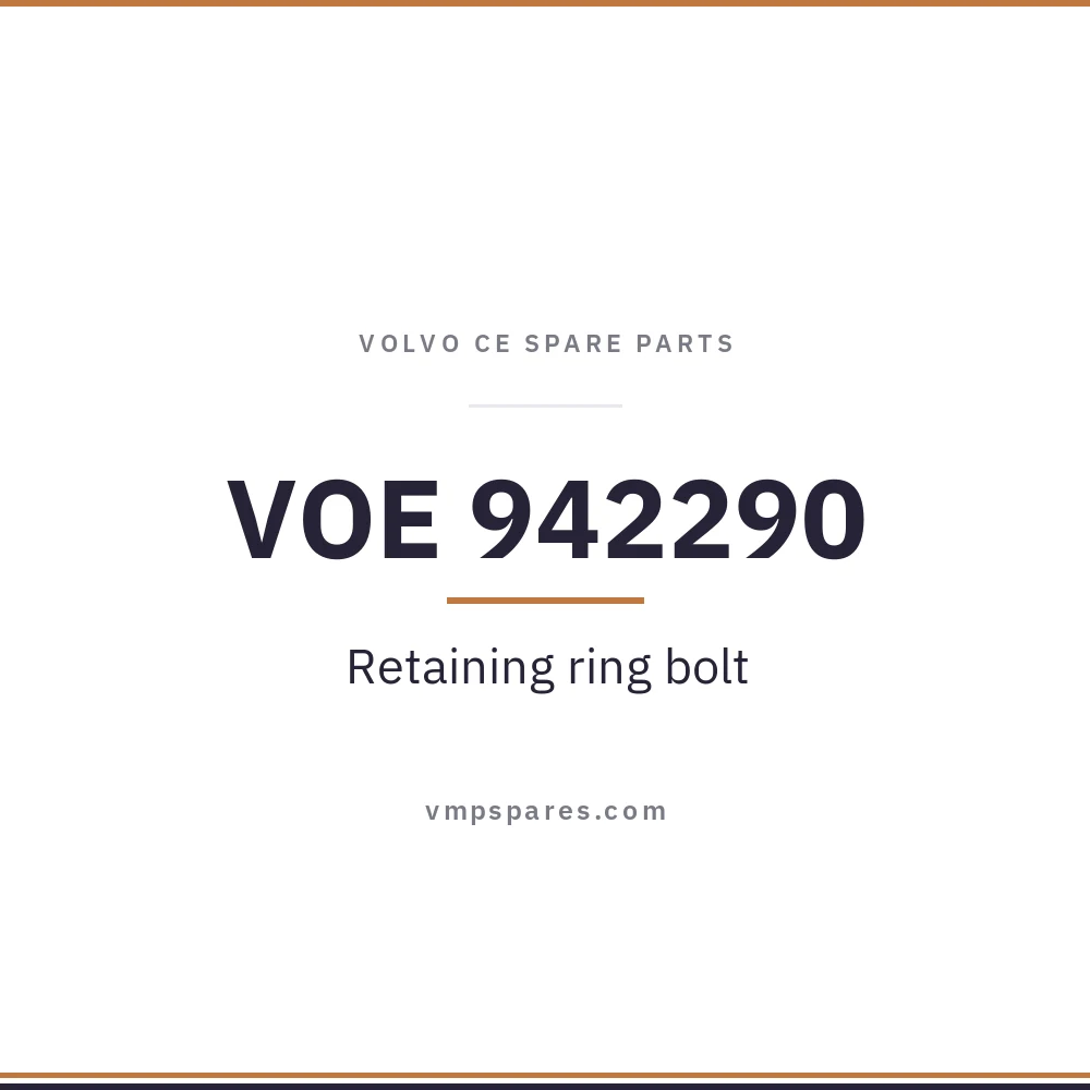 VOE 942290 – Retaining ring bolt