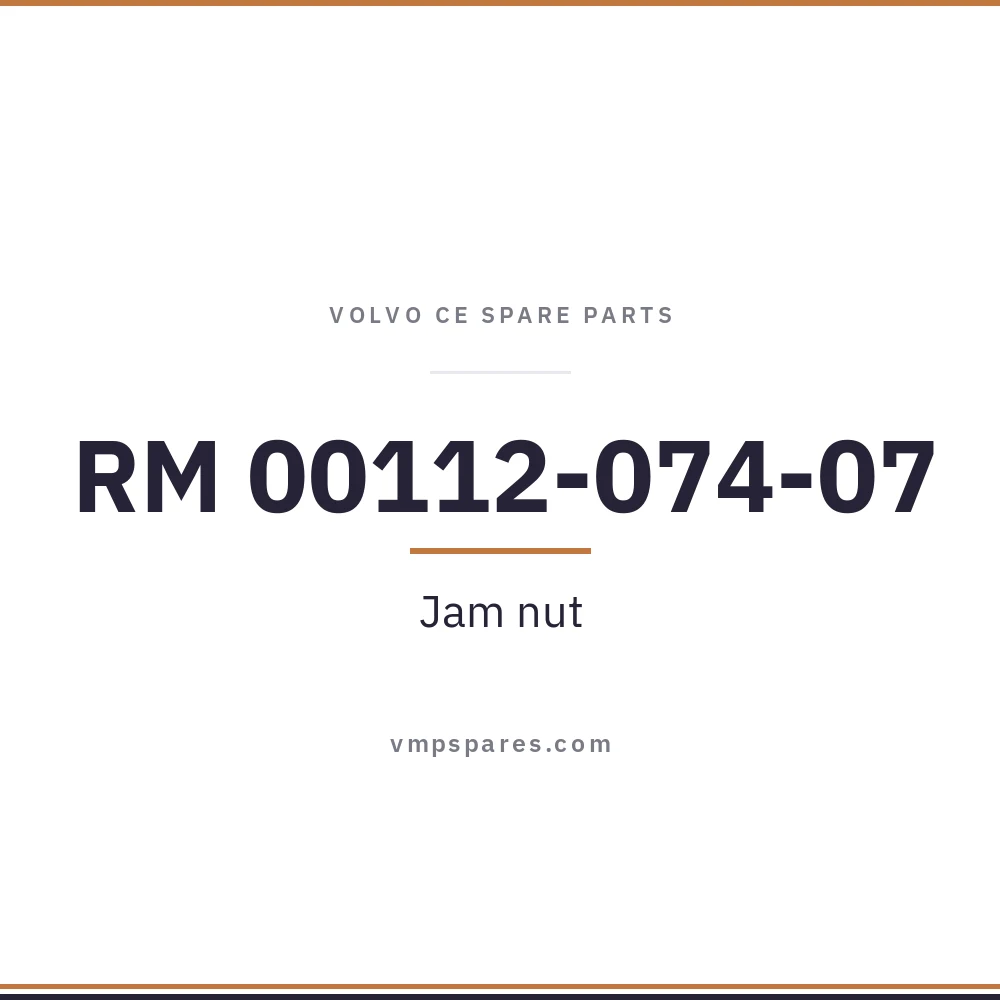 RM 00112-074-07 – Jam nut