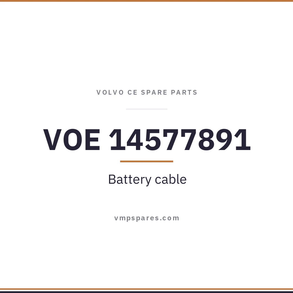 VOE 14577891 – Battery cable