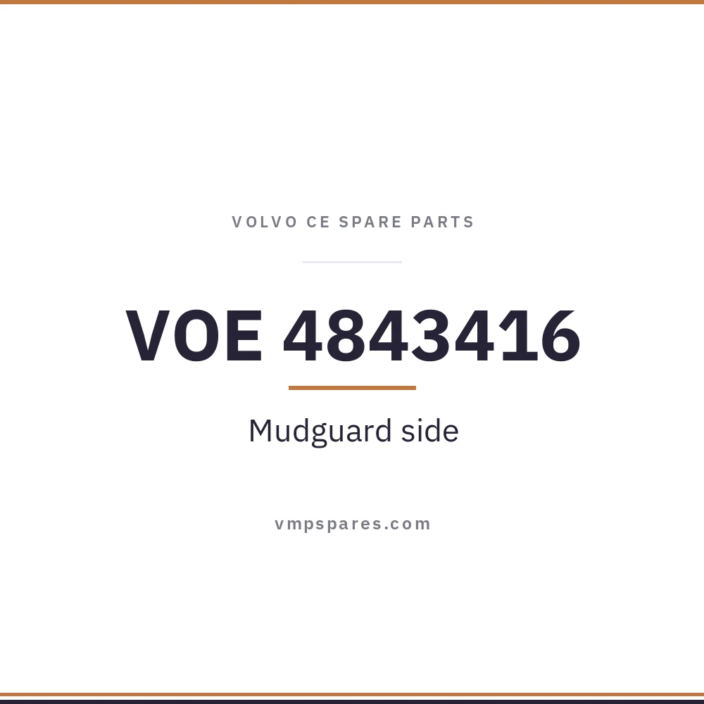 VOE 4843416 – Mudguard side