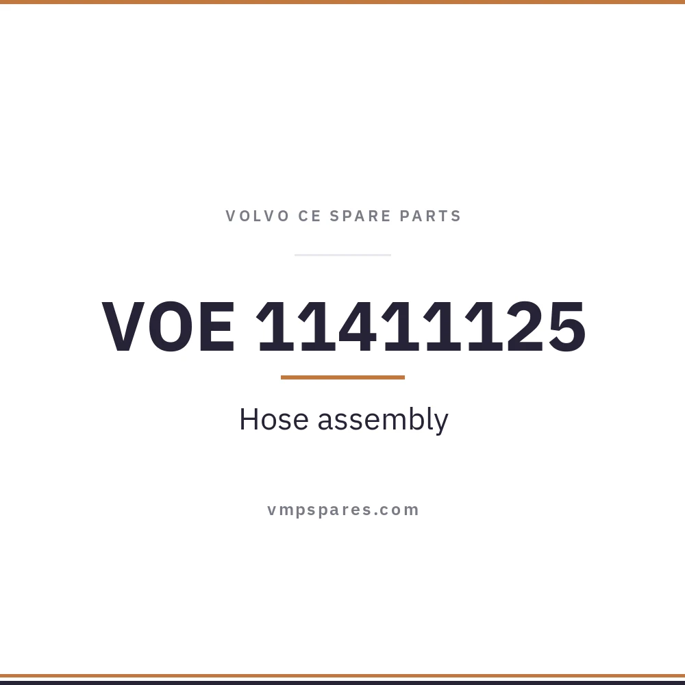 VOE 11411125 – Hose assembly
