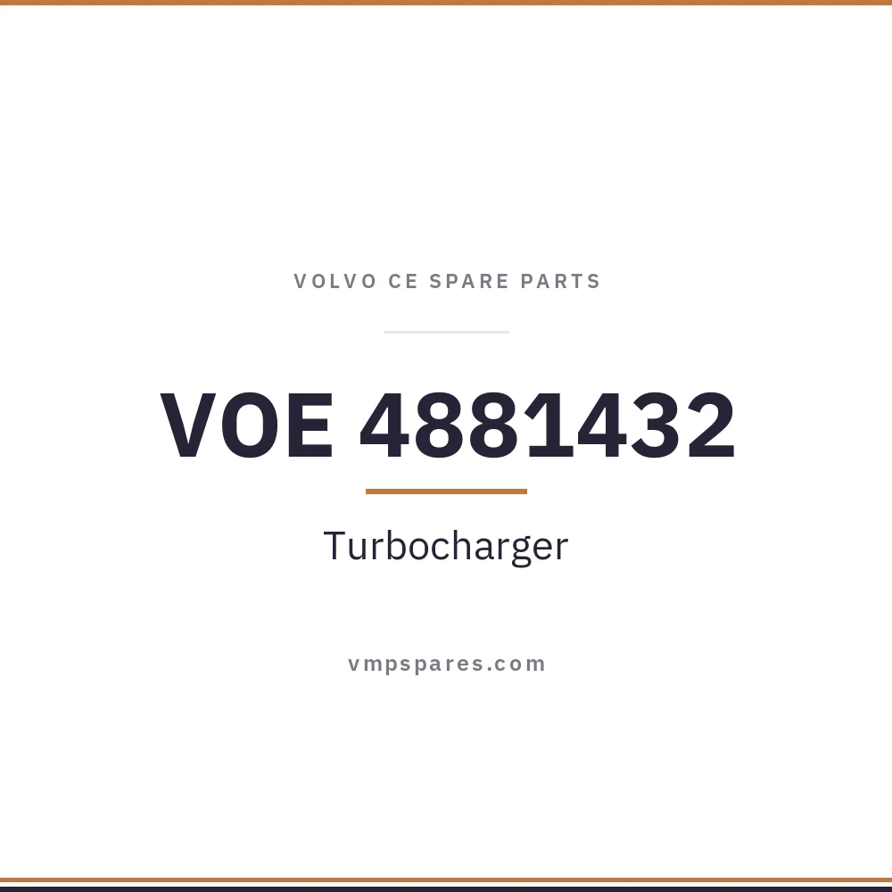 VOE 4881432 – Turbocharger