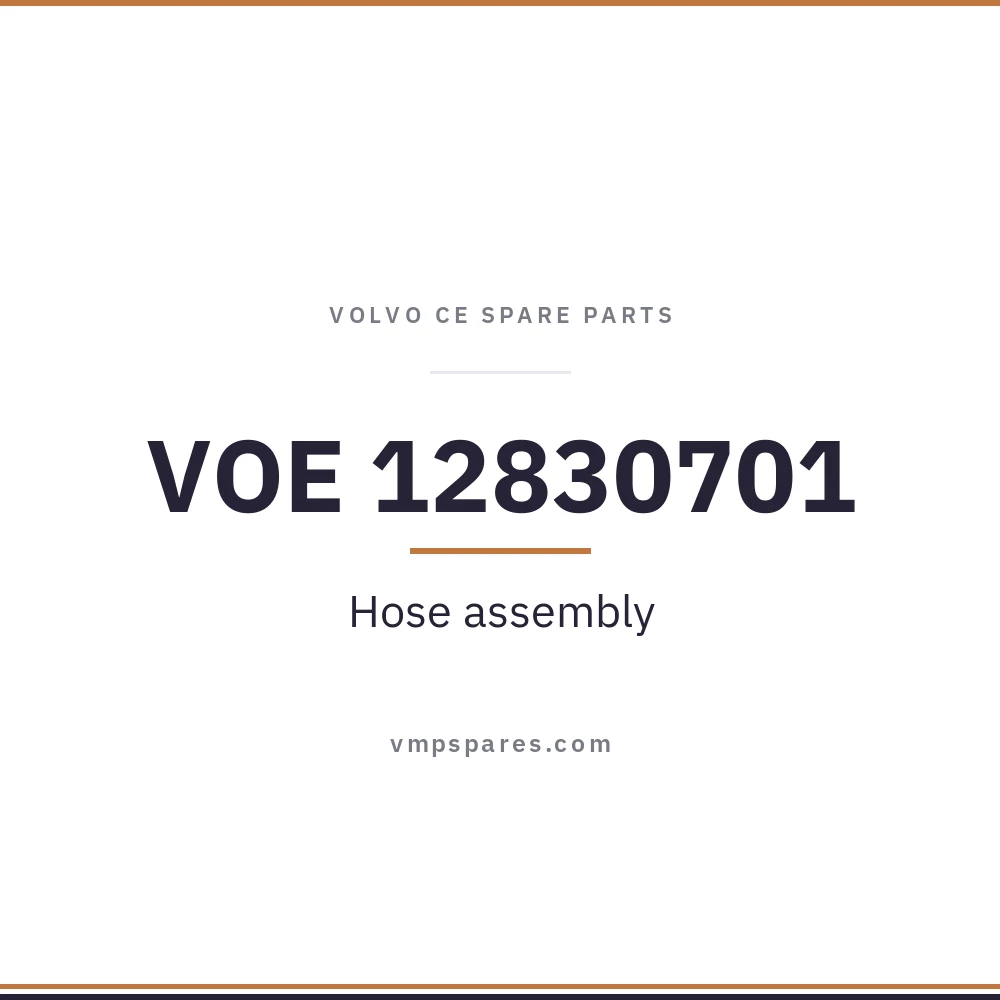 VOE 12830701 – Hose assembly