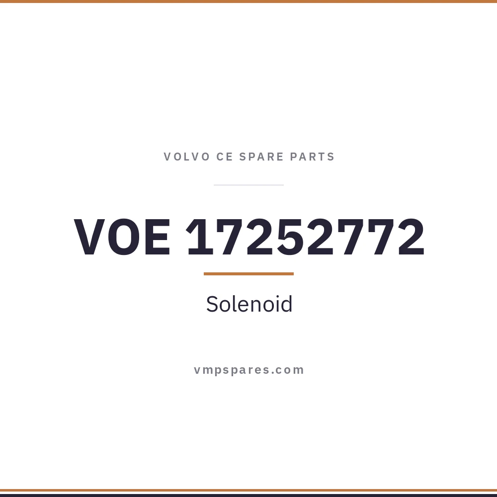 VOE 17252772 – Solenoid