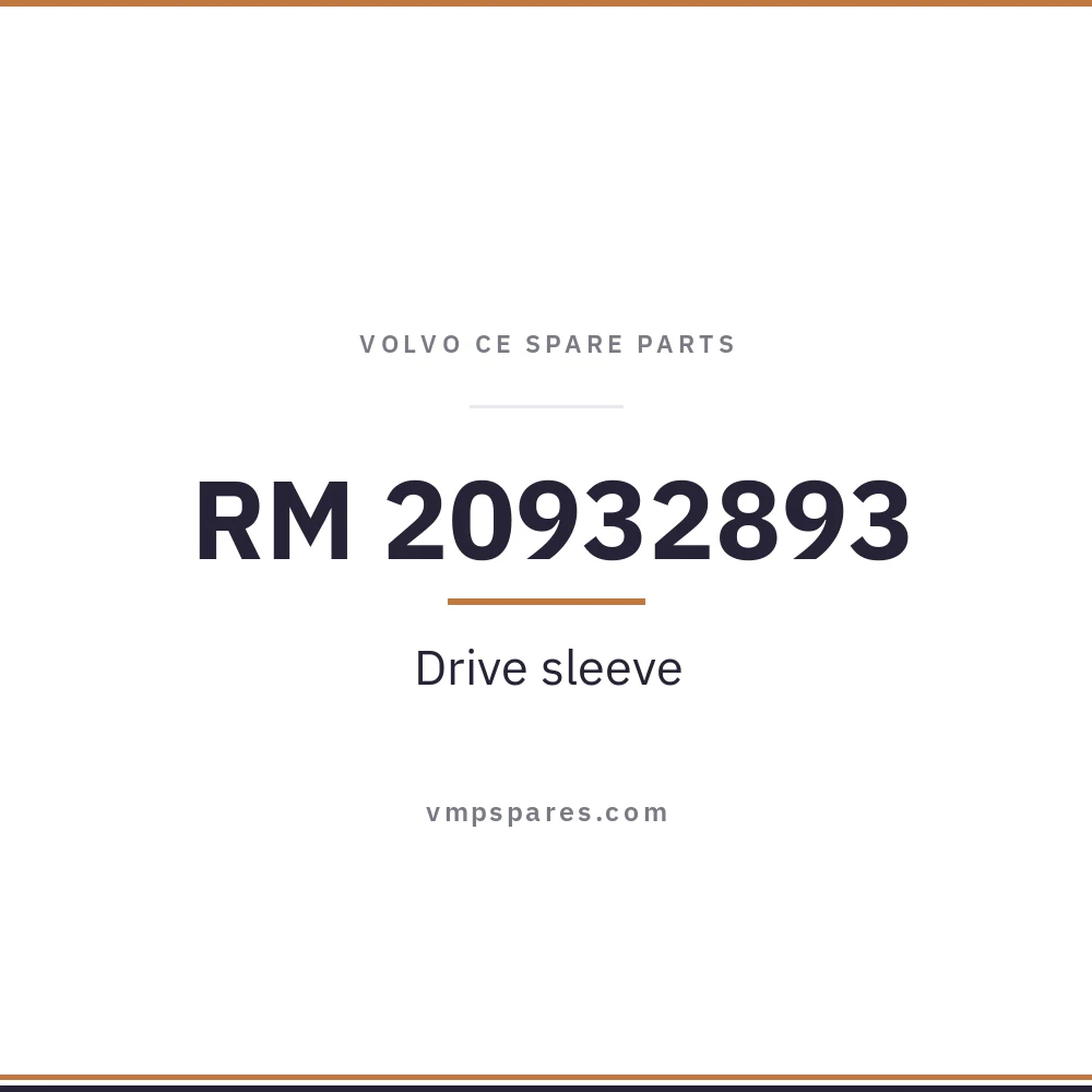 RM 20932893 – Drive sleeve