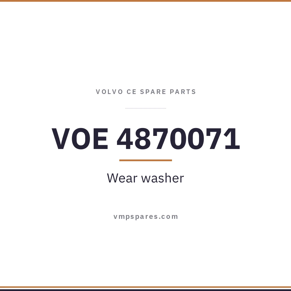 VOE 4870071 – Wear washer
