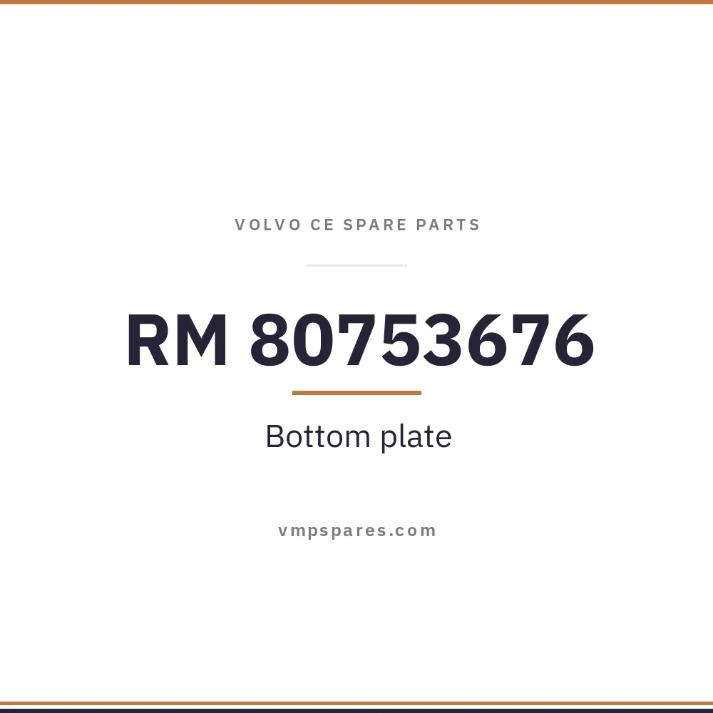 RM 80753676 – Bottom plate