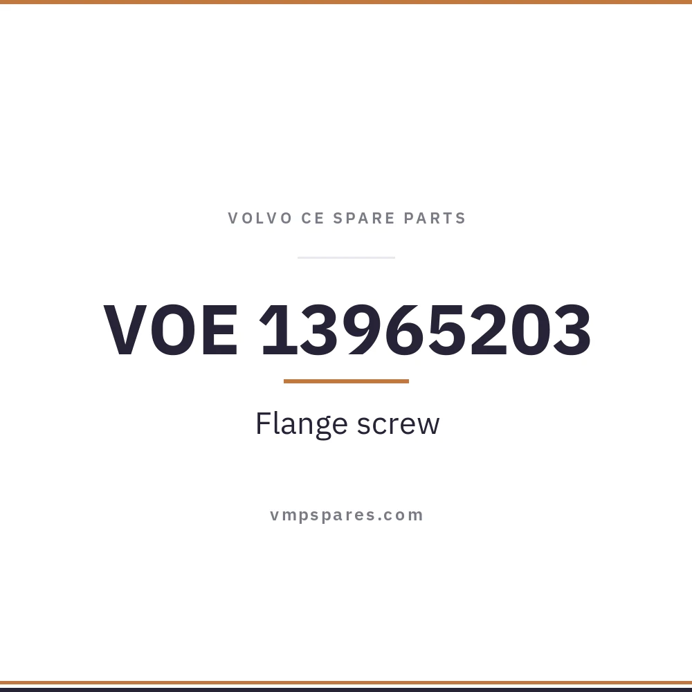 VOE 13965203 – Flange screw