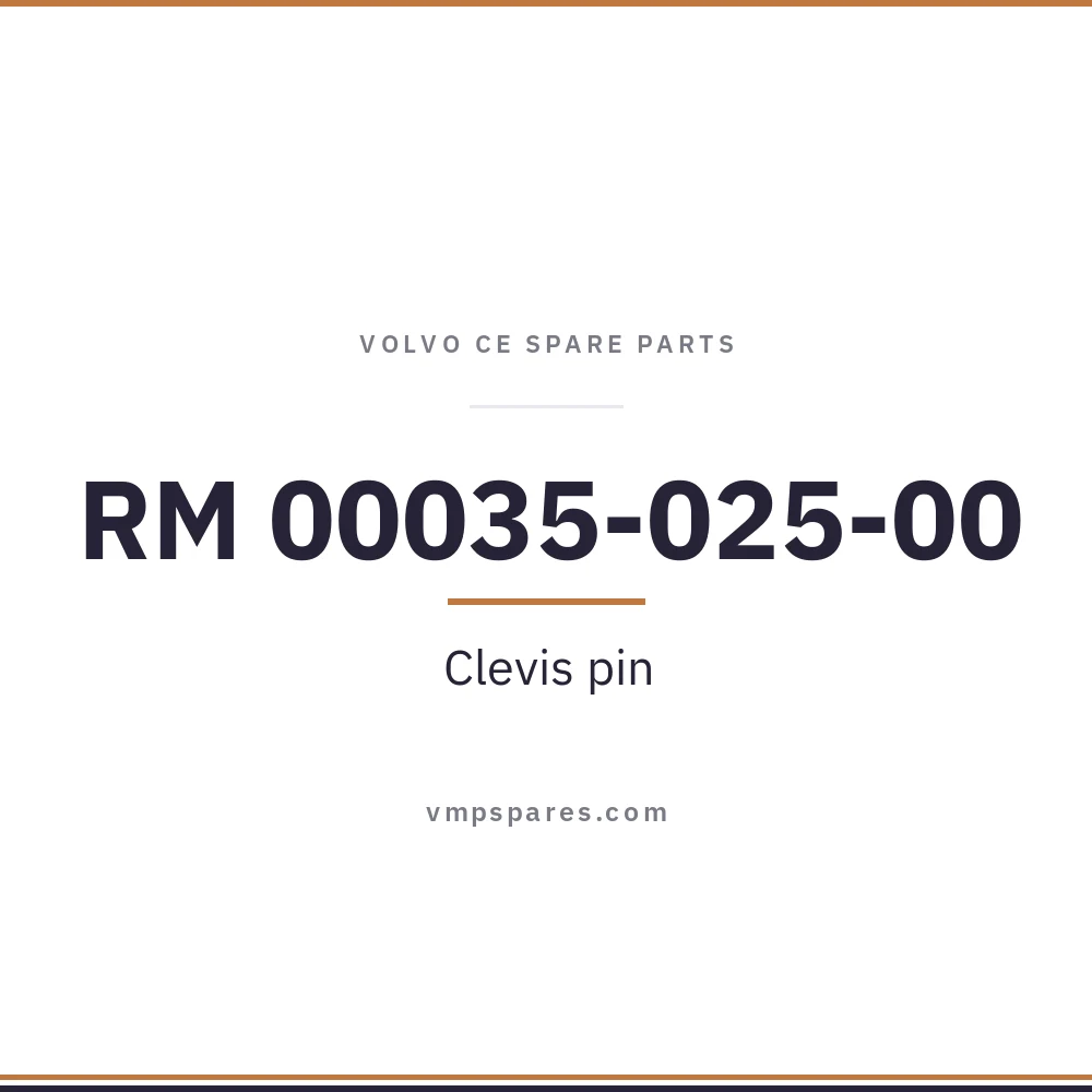 RM 00035-025-00 – Clevis pin