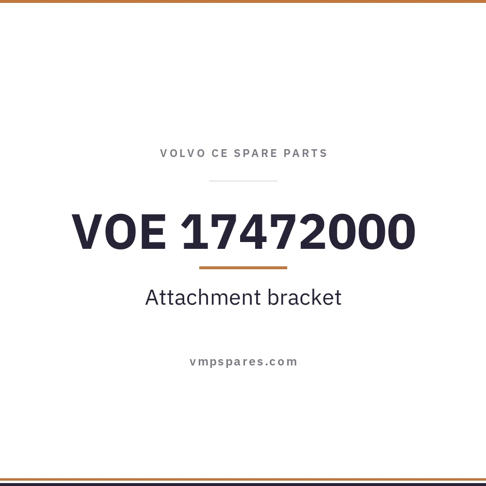 VOE 17472000 – Attachment bracket
