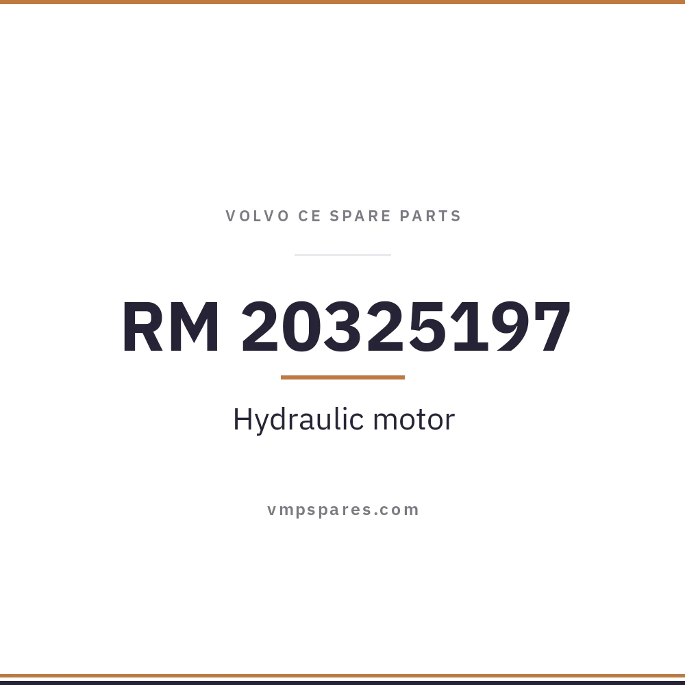 RM 20325197 – Hydraulic motor