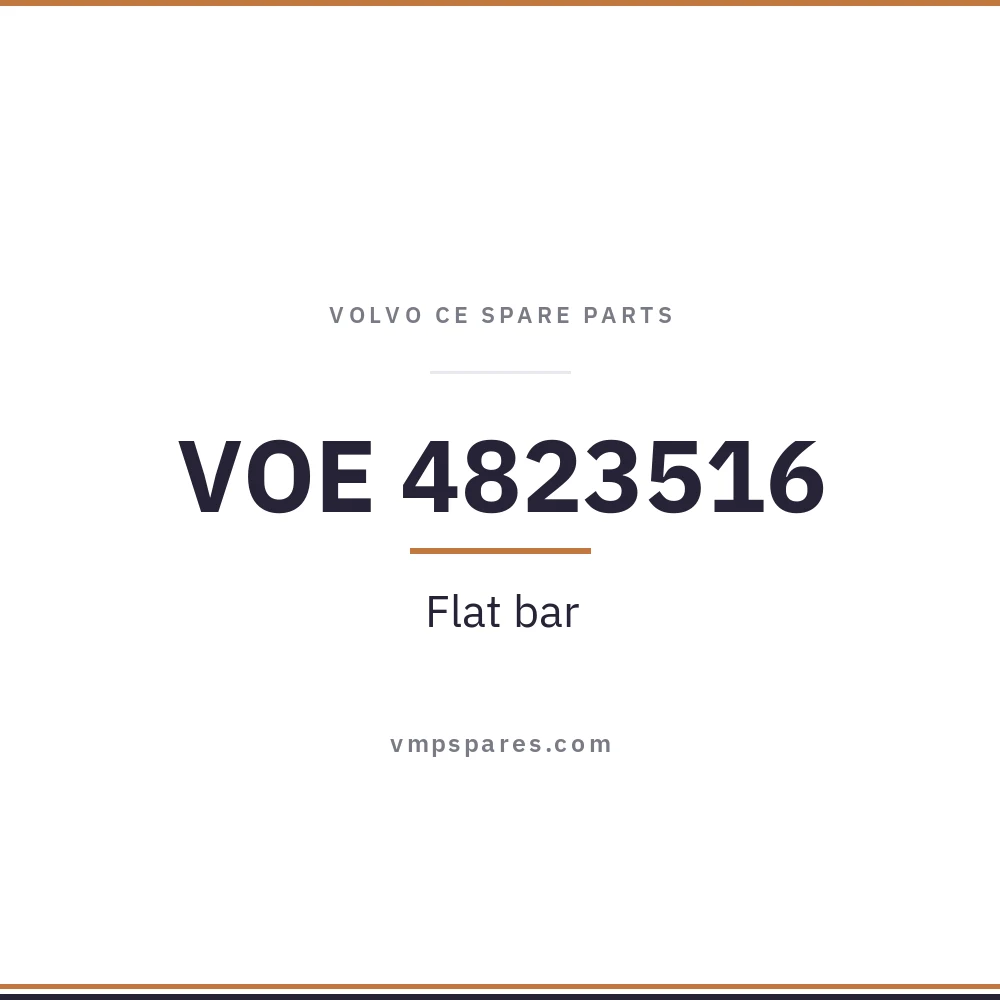 VOE 4823516 – Flat bar